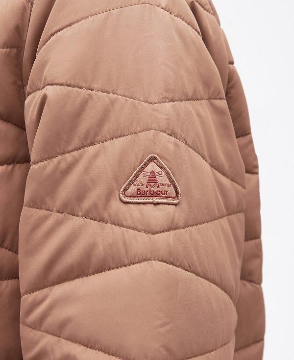 Barbour Berryman Quilted Jacket Brune | BABO89285