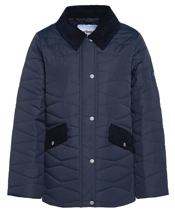 Barbour Berryman Quilted Jacket Mørkeblå | BABO89284