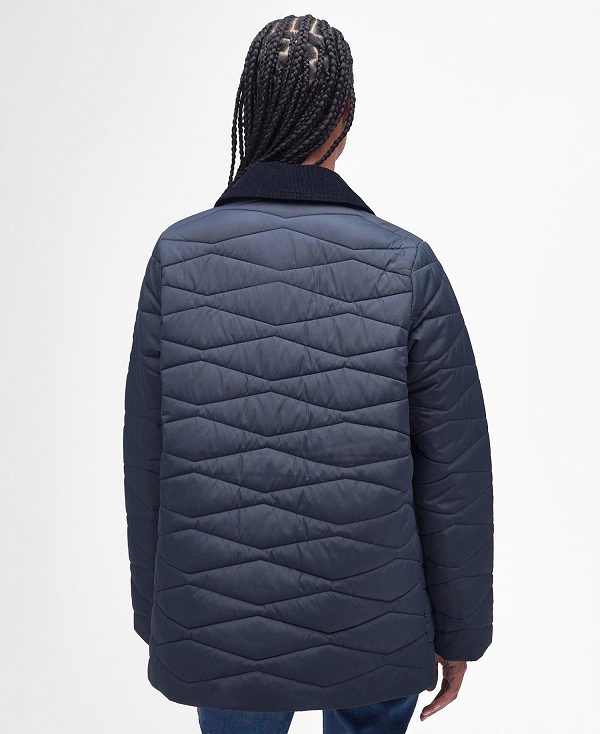 Barbour Berryman Quilted Jacket Mørkeblå | BABO89284