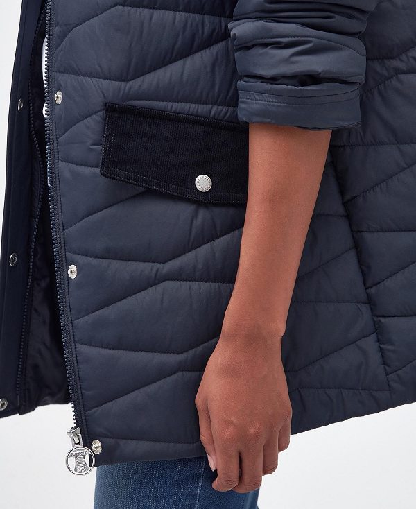 Barbour Berryman Quilted Jacket Mørkeblå | BABO89284