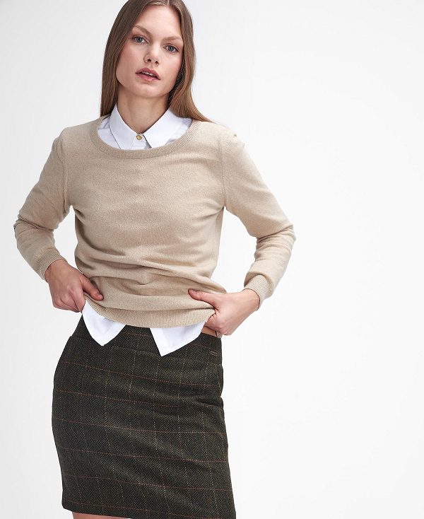 Barbour Birch Mini Skirt Olivengrøn | BABO89651