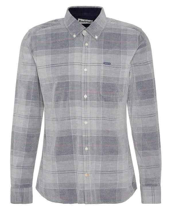 Barbour Blair Tailored Long-sleeved Shirt Blå | BABO87822