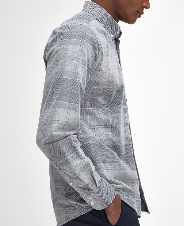 Barbour Blair Tailored Long-sleeved Shirt Blå | BABO87822