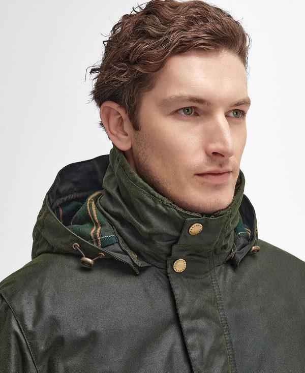 Barbour Bleaberry Waxed Jacket Olivengrøn | BABO87269