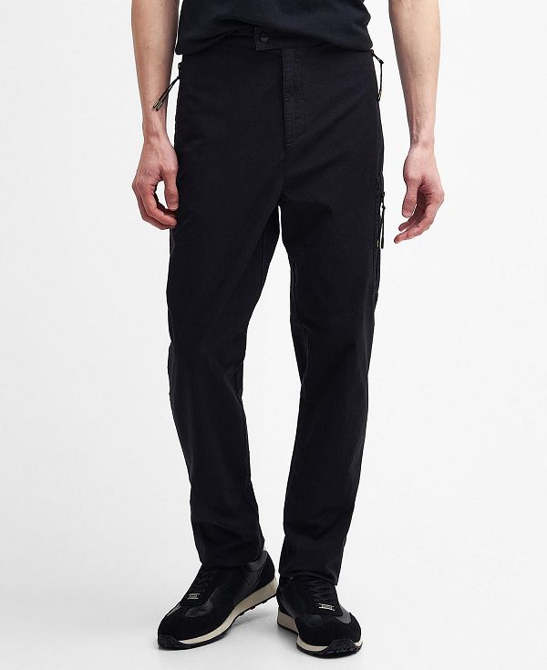 Barbour Bolt Straight-leg Trousers Sort | BABO88786