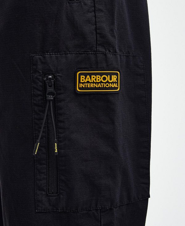 Barbour Bolt Straight-leg Trousers Sort | BABO88786