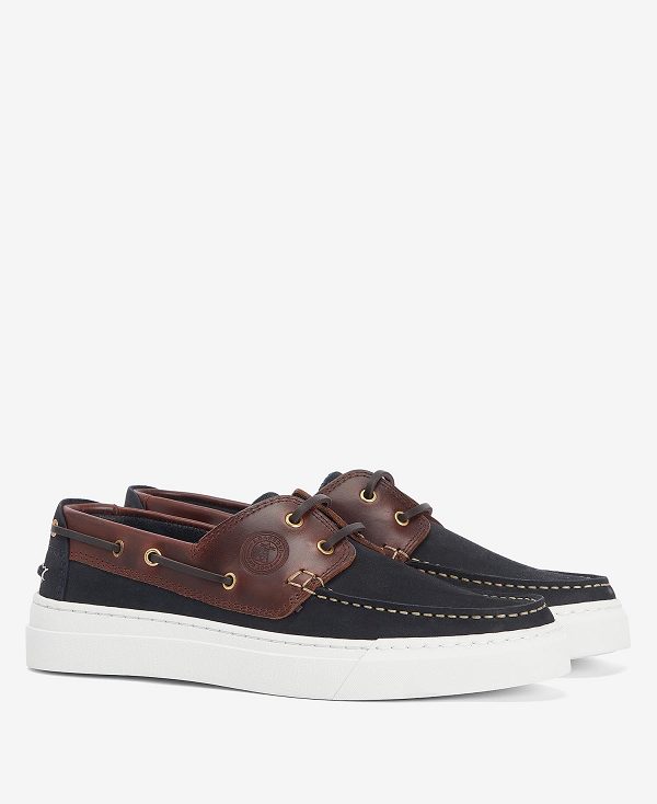 Barbour Bosun Shoes Blå | BABO88903