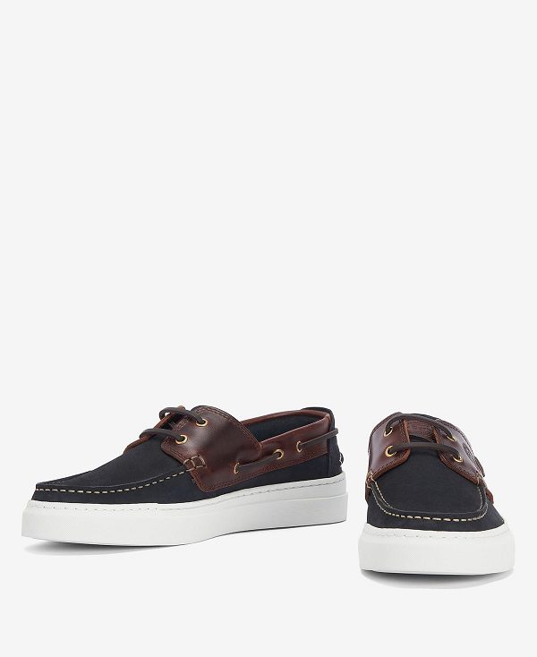 Barbour Bosun Shoes Blå | BABO88903