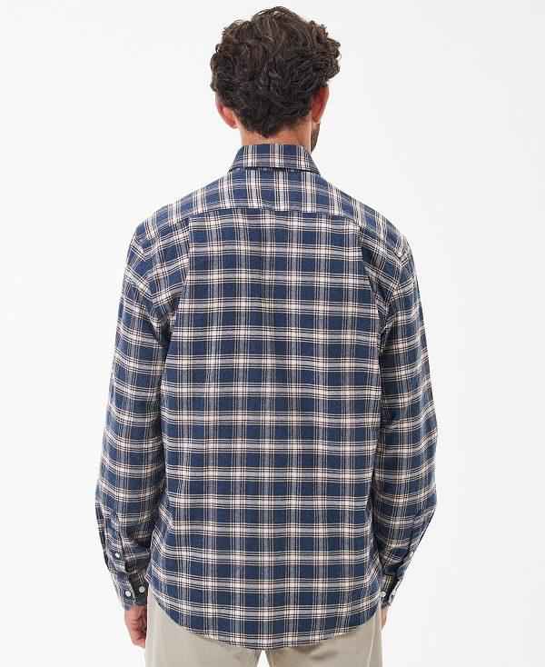 Barbour Bowburn Regular Fit Shirt Mørkeblå | BABO87896