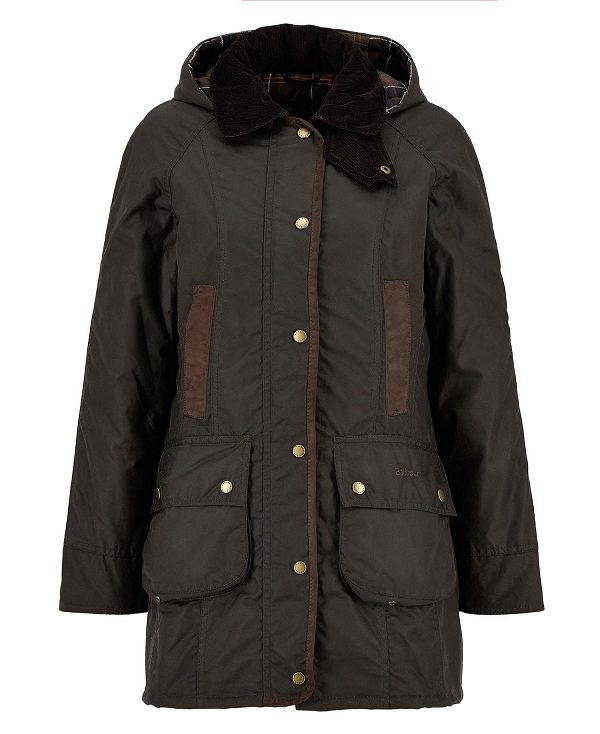 Barbour Bower Wax Jacket Olivengrøn | BABO89208