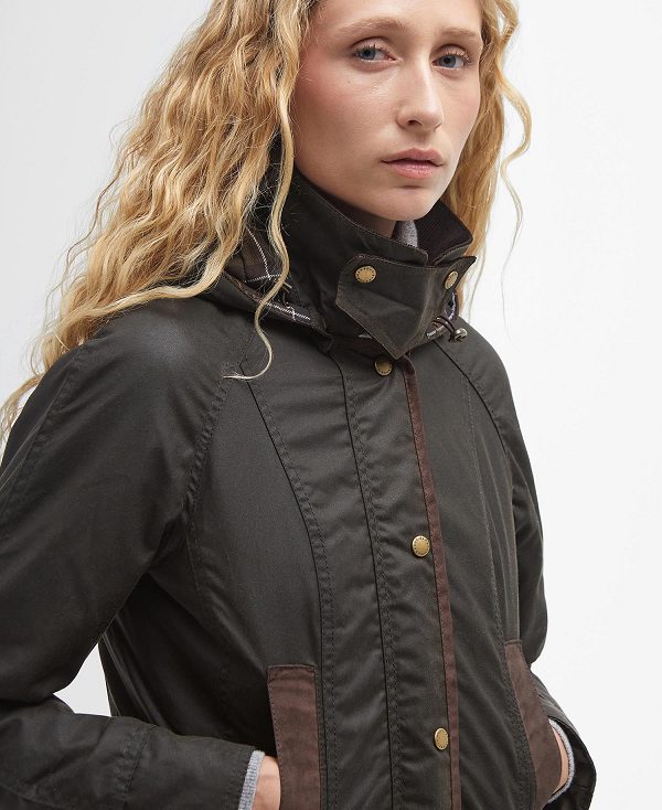 Barbour Bower Wax Jacket Olivengrøn | BABO89208