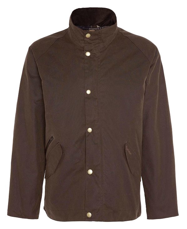 Barbour Bowland Waxed Jacket Brune | BABO87263