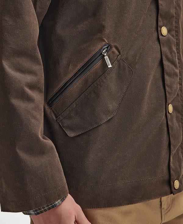 Barbour Bowland Waxed Jacket Brune | BABO87263