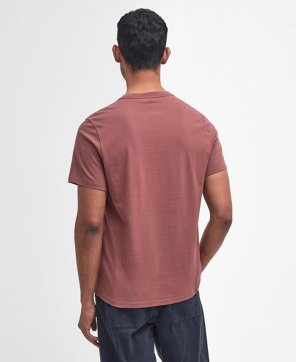 Barbour Brairton T-shirt Bordeaux | BABO88353