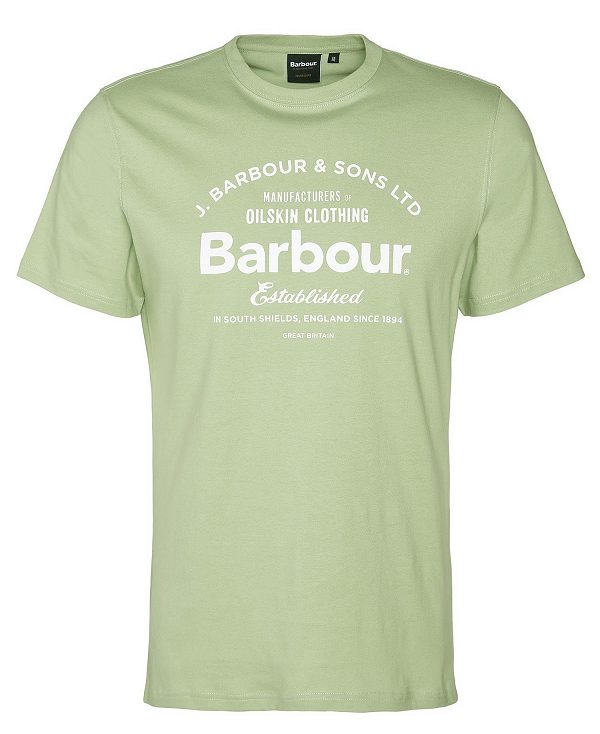 Barbour Brairton T-shirt Grøn | BABO88352