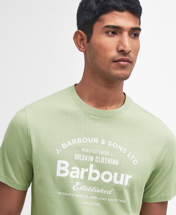 Barbour Brairton T-shirt Grøn | BABO88352