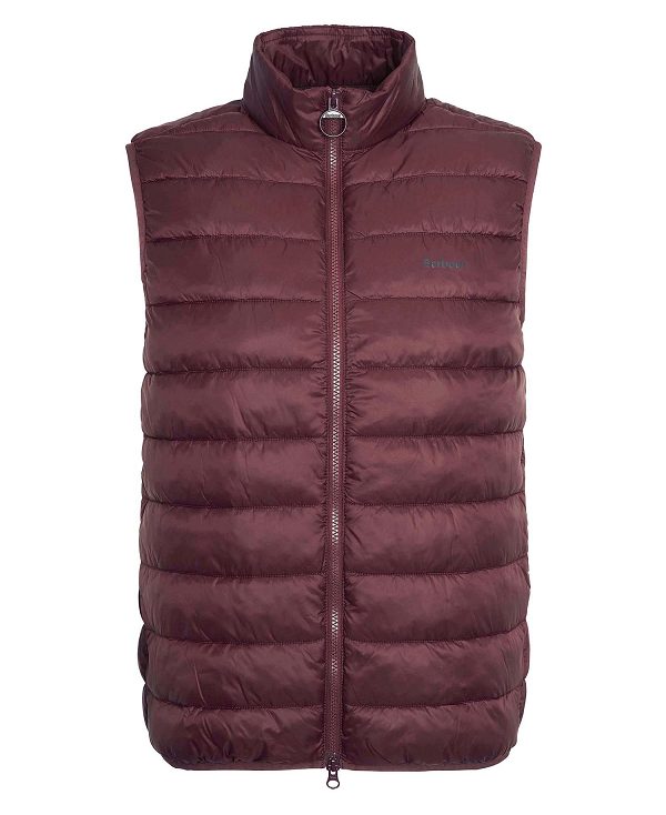 Barbour Bretby Gilet Bordeaux | BABO87578