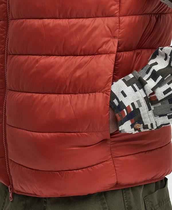 Barbour Bretby Gilet Rød | BABO87571