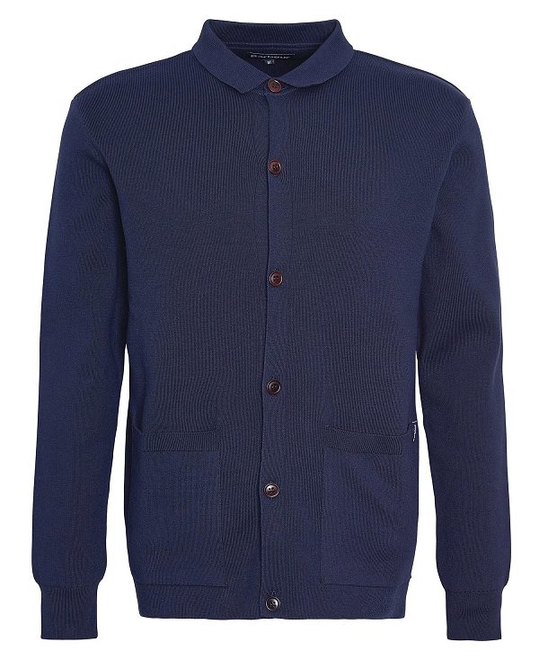 Barbour Brigends Cardigan Mørkeblå | BABO88615