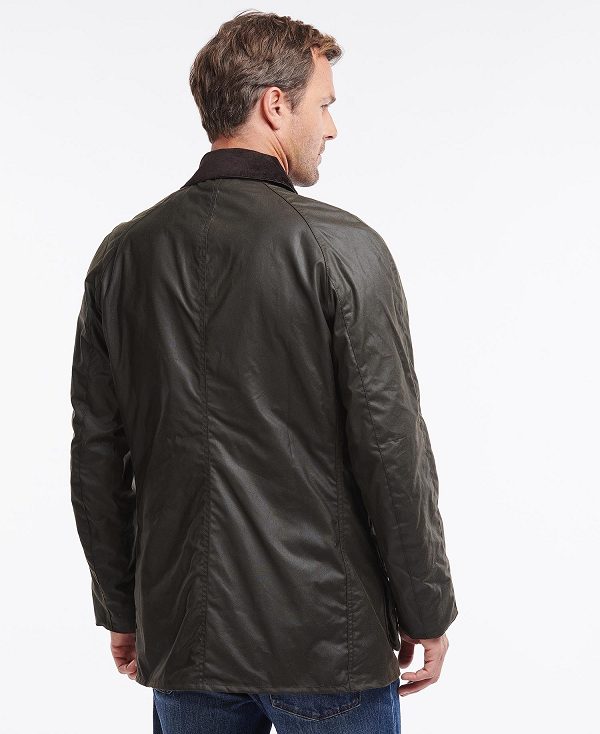 Barbour Bristol Waxed Jacket Olivengrøn | BABO87236