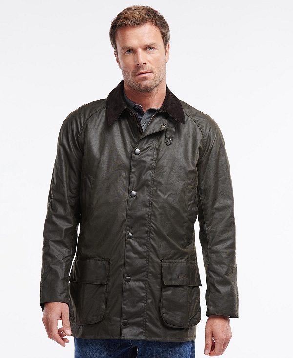 Barbour Bristol Waxed Jacket Olivengrøn | BABO87236