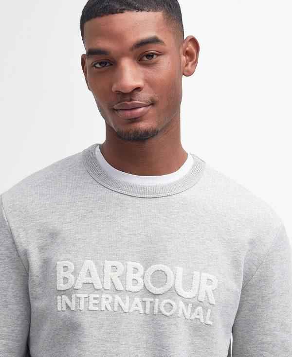 Barbour Brockley Logo Sweatshirt Grå | BABO88459