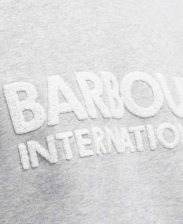 Barbour Brockley Logo Sweatshirt Grå | BABO88459