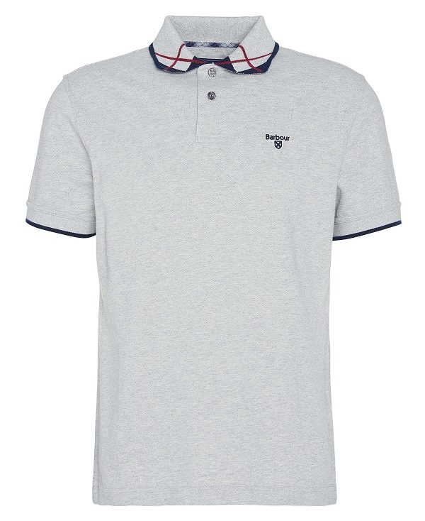 Barbour Brodie Short-sleeved Polo Shirt Grå | BABO88250