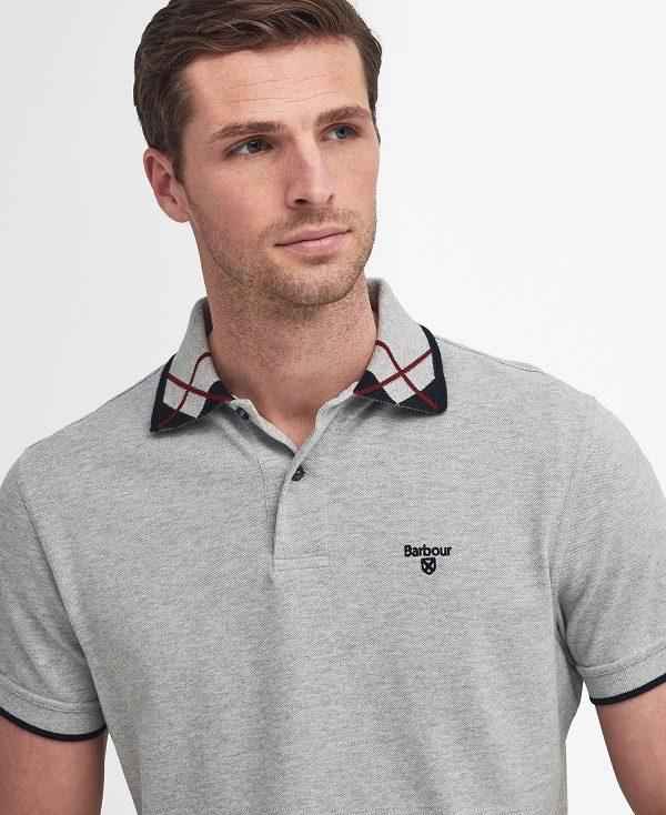 Barbour Brodie Short-sleeved Polo Shirt Grå | BABO88250