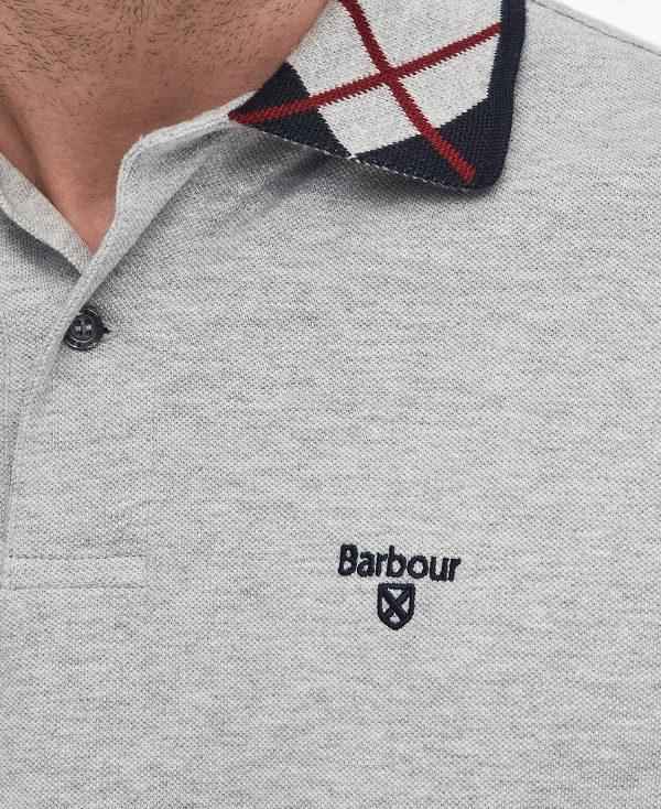 Barbour Brodie Short-sleeved Polo Shirt Grå | BABO88250