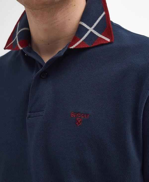 Barbour Brodie Short-sleeved Polo Shirt Mørkeblå | BABO88251