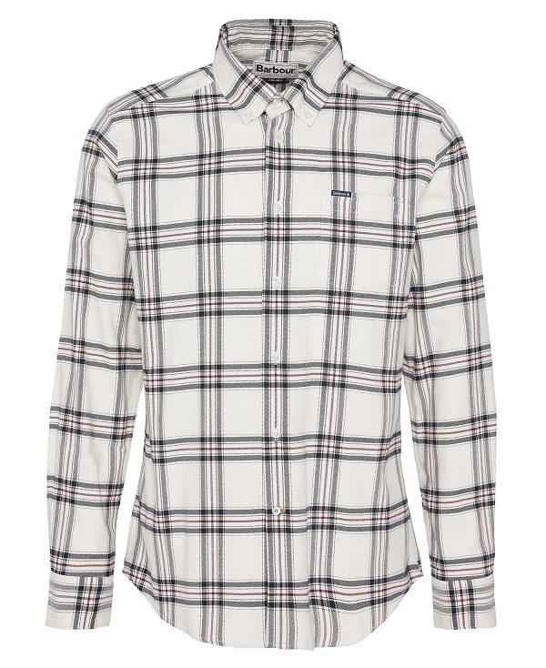 Barbour Bromley Tailored Long Sleeved Shirt Hvide | BABO87812