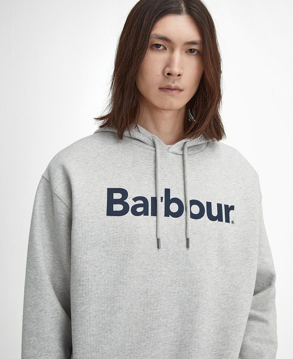 Barbour Brushed Nicholas Oversized Hoodie Grå | BABO88486