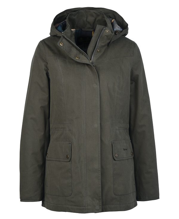 Barbour Buttercup Waterproof Jacket Olivengrøn | BABO89390