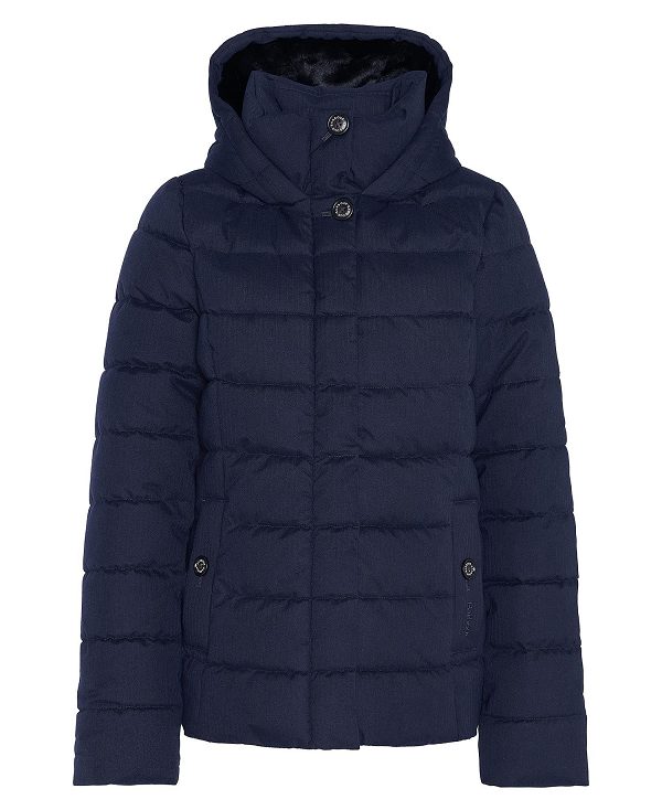 Barbour Camellia Puffer Jacket Mørkeblå | BABO89352