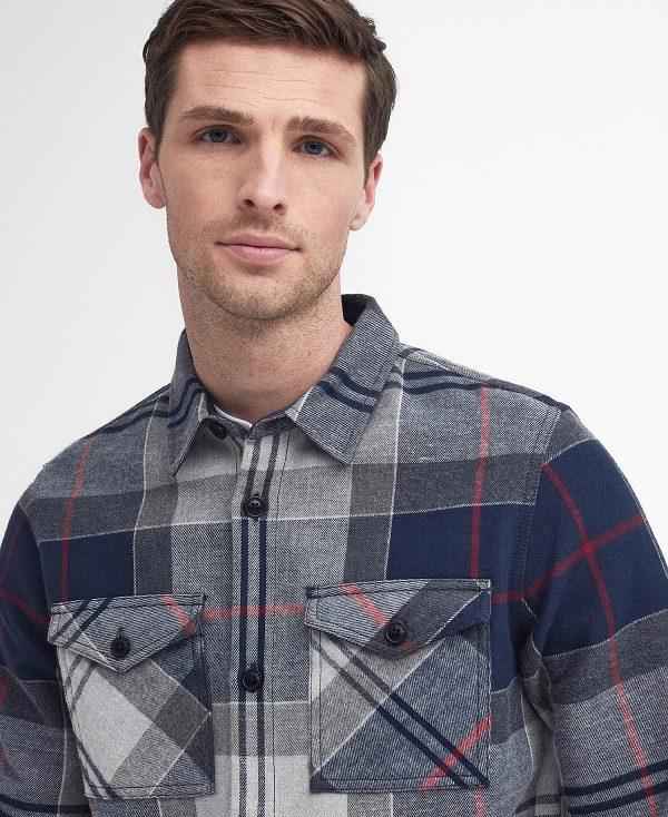 Barbour Cannich Overshirt Blå | BABO88000