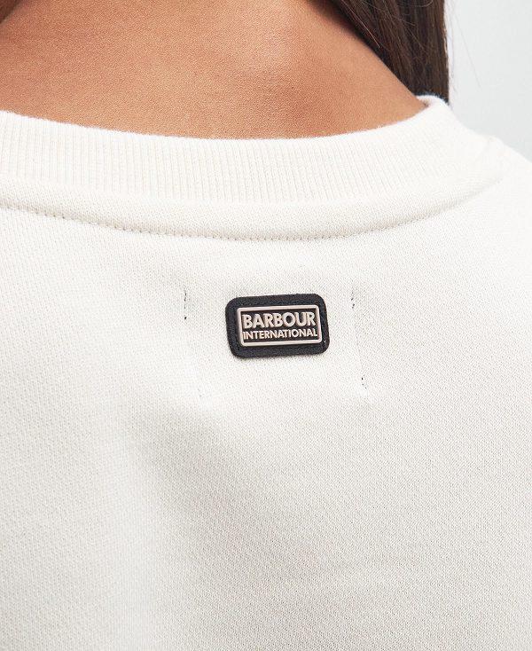 Barbour Carla Logo Sweatshirt Lysegrå | BABO89800