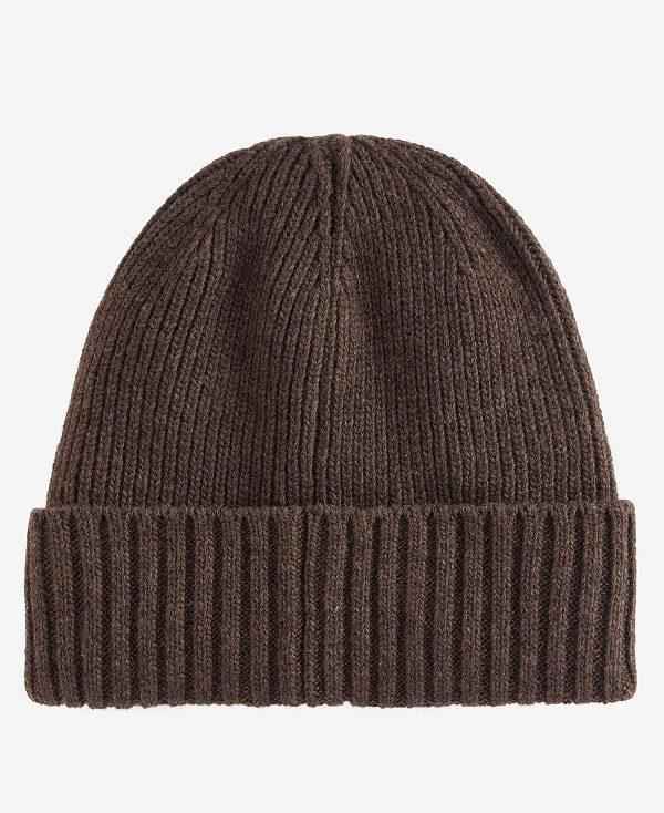 Barbour Carlton Beanie Chokolade | BABO89043