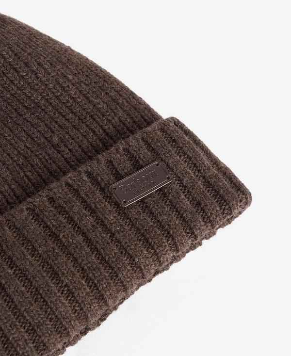 Barbour Carlton Beanie Chokolade | BABO89043