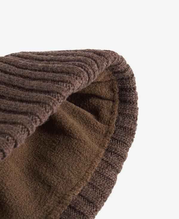 Barbour Carlton Beanie Chokolade | BABO89043