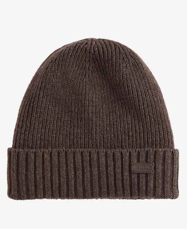 Barbour Carlton Beanie Chokolade | BABO89043