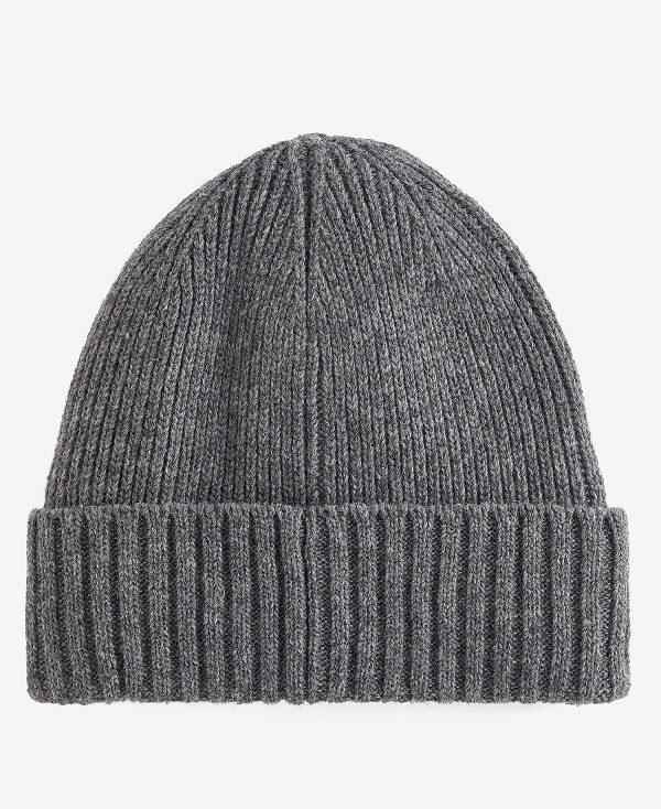 Barbour Carlton Beanie Grå | BABO89038