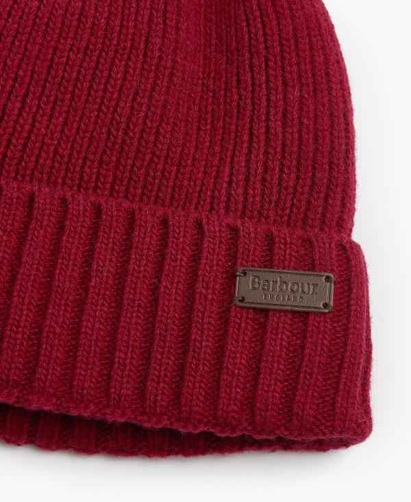 Barbour Carlton Beanie Rød | BABO89036