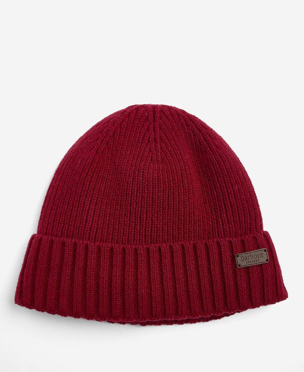 Barbour Carlton Beanie Rød | BABO89036