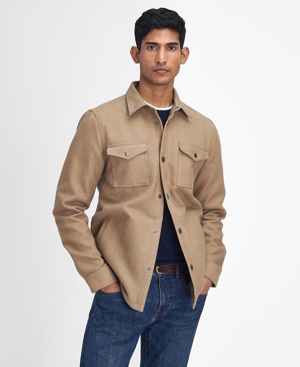 Barbour Carrbridge Overshirt Brune | BABO88009