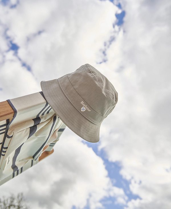 Barbour Cascade Bucket Hat Grå | BABO88986