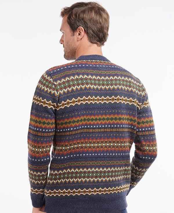 Barbour Case Fair Isle Jumper Flerfarvede | BABO88534