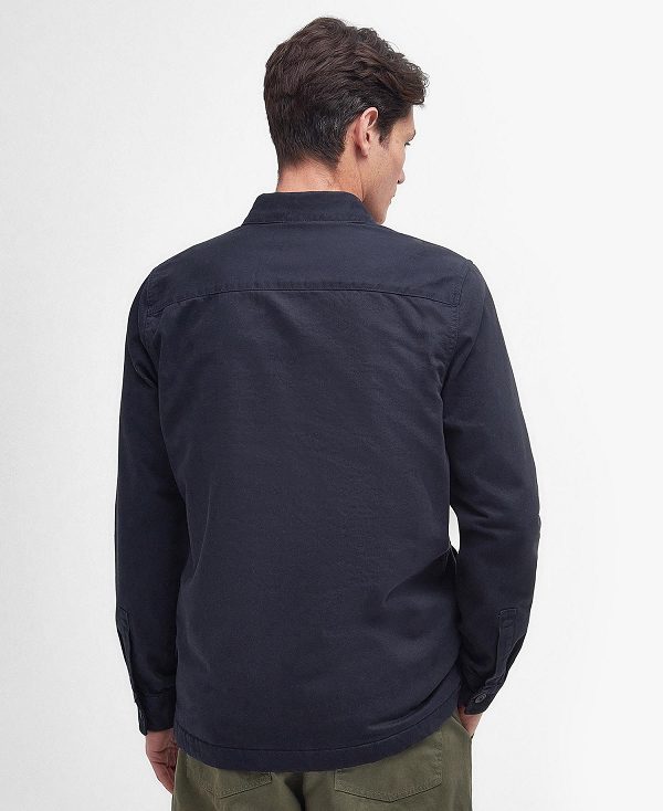 Barbour Casper Overshirt Mørkeblå | BABO87672