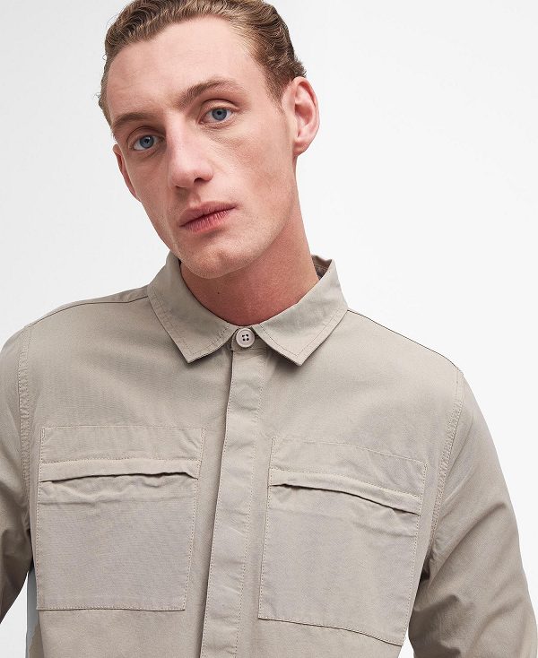 Barbour Castlebay Overshirt Grå | BABO87978