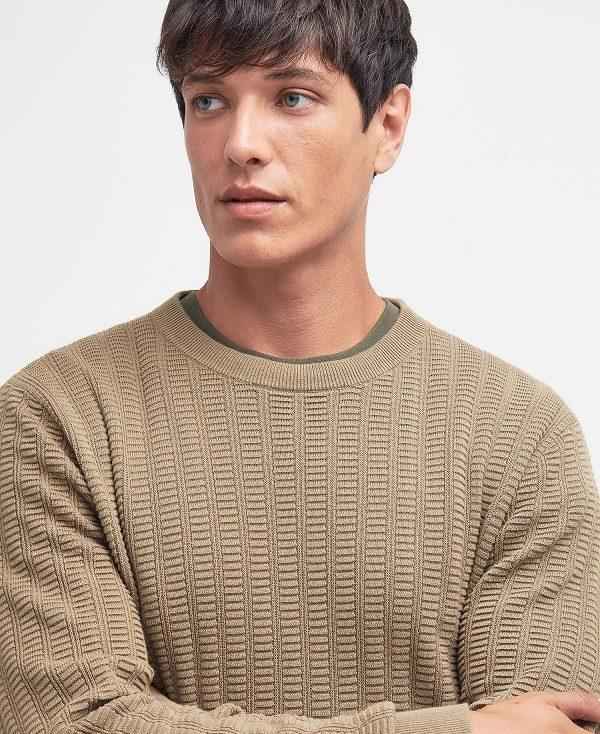 Barbour Cathil Crew Neck Jumper Mørkeblå | BABO88616